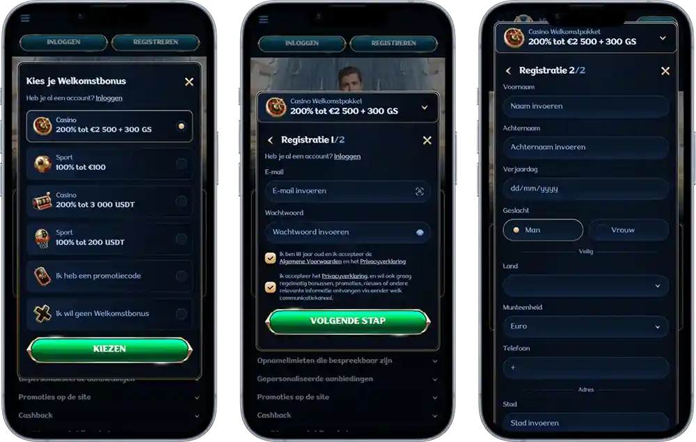 Hoe registreren bij Millioner Casino 