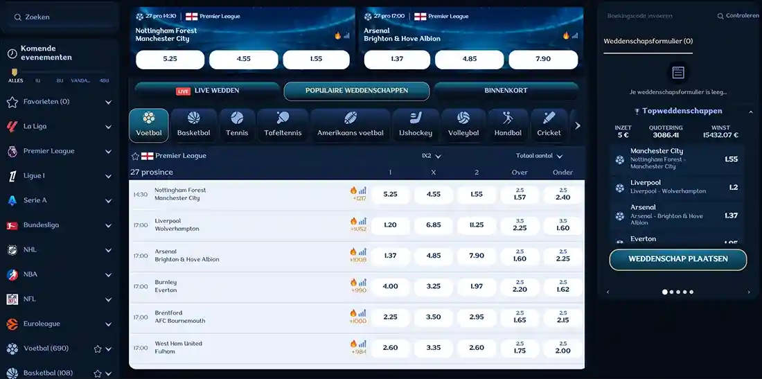 Millioner Casino Sportweddenschappen